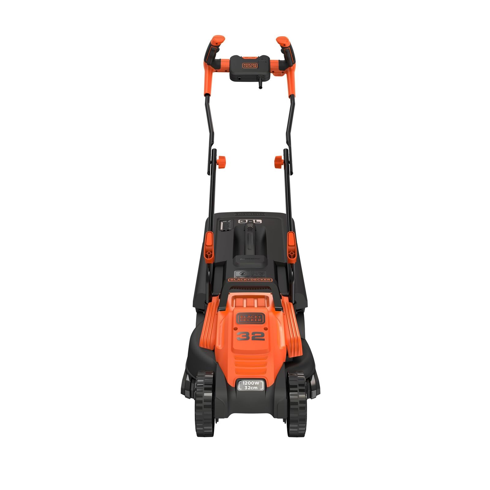 Mașină de tuns iarba electrică Black+Decker BEMW451BH – 1200 W, lățime de tăiere de 32 cm, sac de 35 l - imagine 3