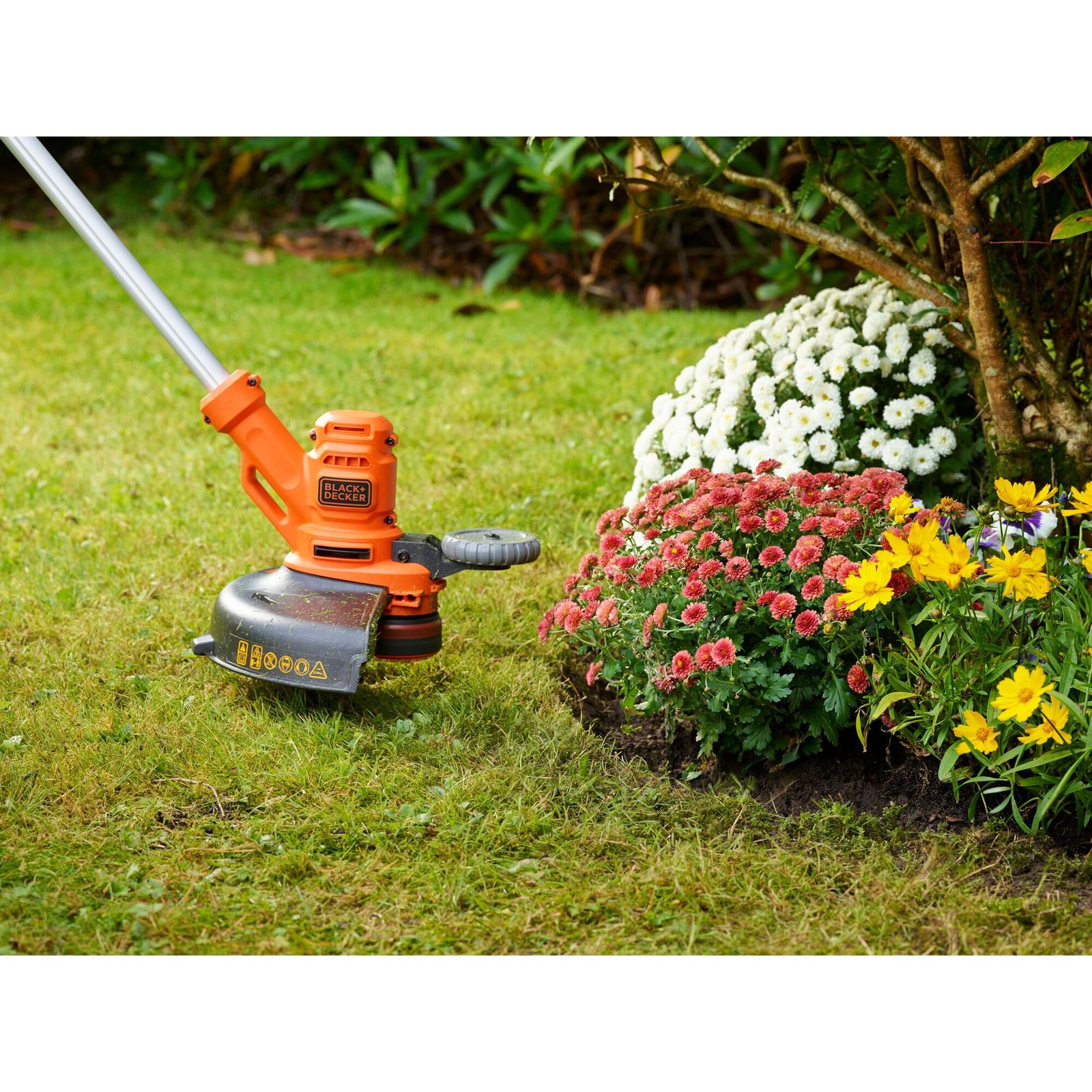 Trimmer electric 3-în-1 Black+Decker BESTA530CM – 550 W, lățime de tăiere de 30 cm, cu bază pe roți - imagine 4