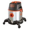 Aspirator umed/uscat Black+Decker BXVC20XTE – 1400 W, 20 l, cuvă inox, priză pentru unelte