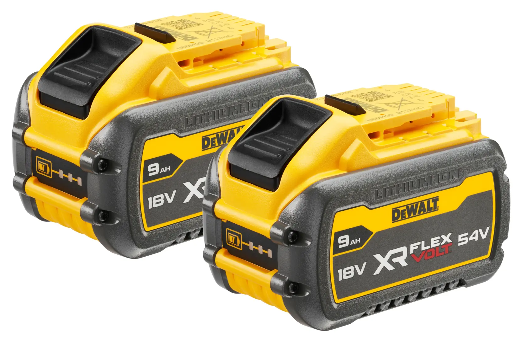 Set acumulatori DeWalt DCB547X2 – 2 buc, XR FLEXVOLT 18/54 V, 9 Ah - imagine 2