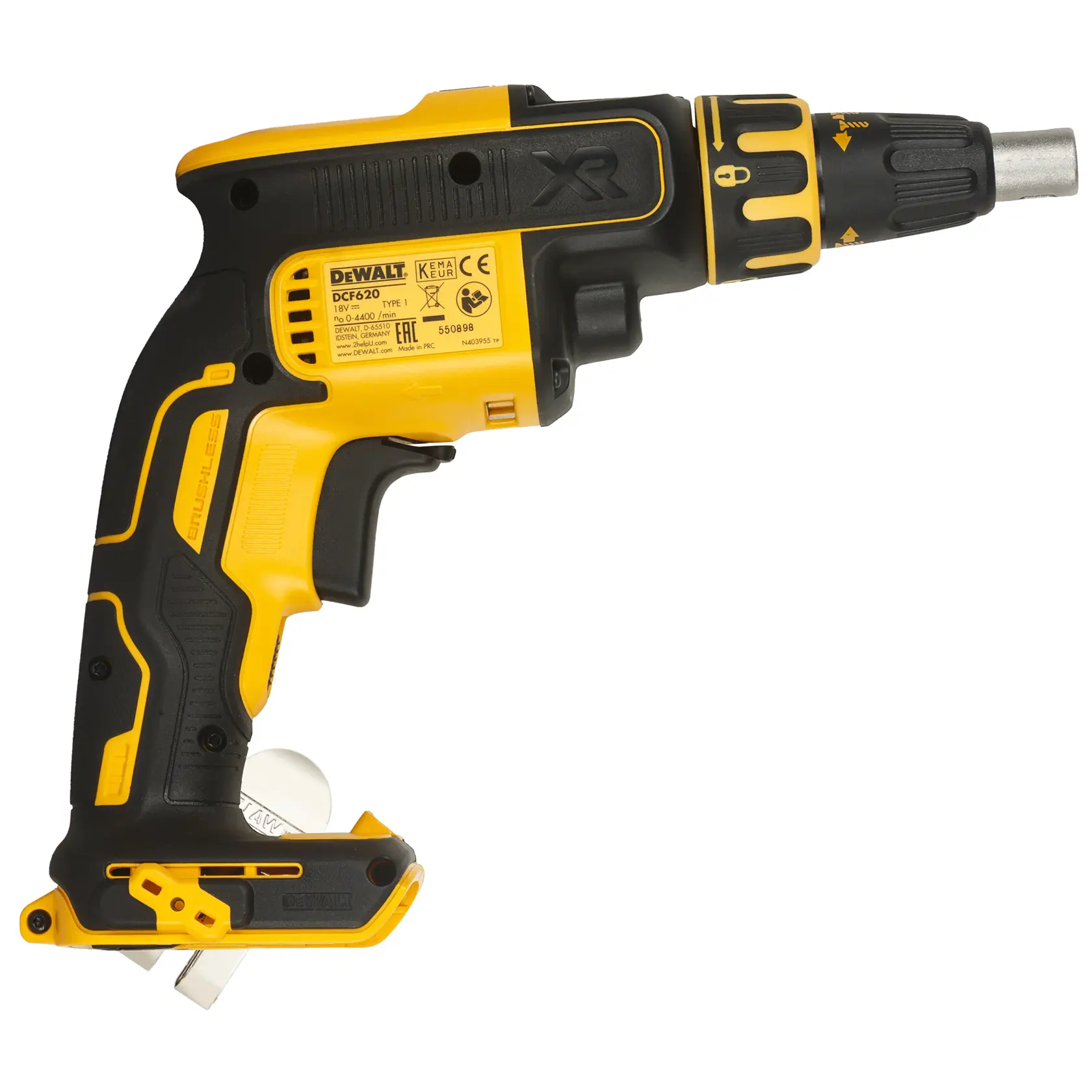 Mașină de înșurubat DeWalt DCF620NT – gips-carton, 18 V, 4400 rpm, valiză TSTAK 2 - imagine 5