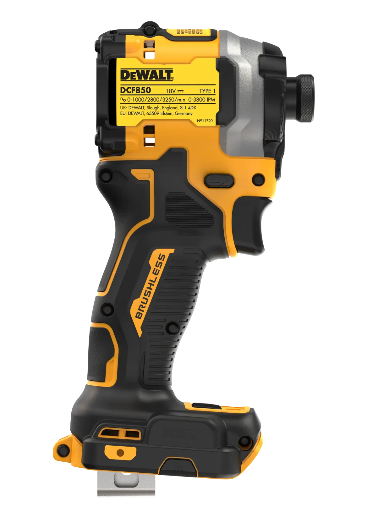Mașină de înșurubat cu impact DeWalt DCF850NT – 18 V XR, 205 Nm - imagine 8