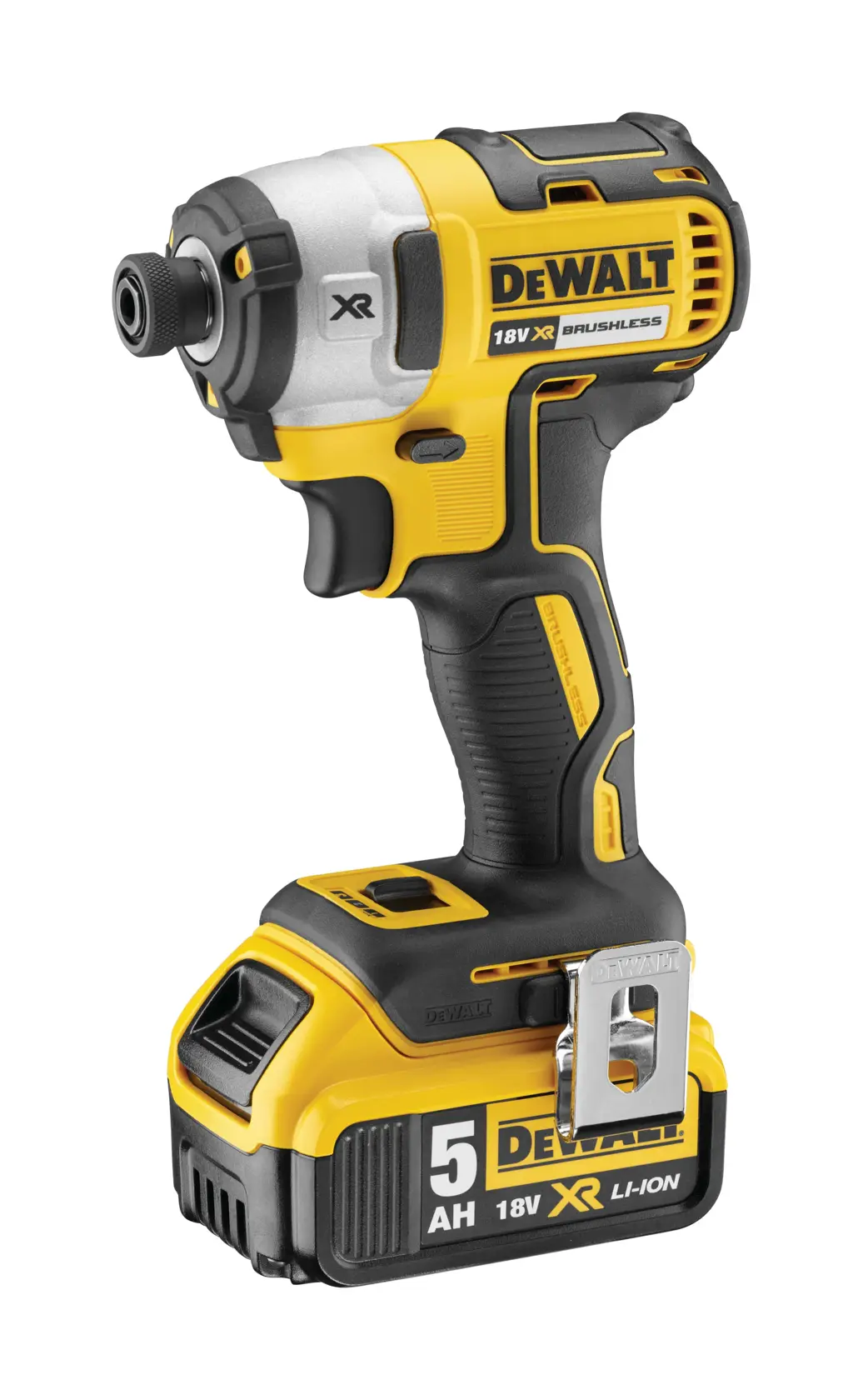 Set combo DeWalt DCK266P2 – bormașină DCD796 + mașină de înșurubat DCF887, 2 acumulatori 18 V 5 Ah - imagine 7