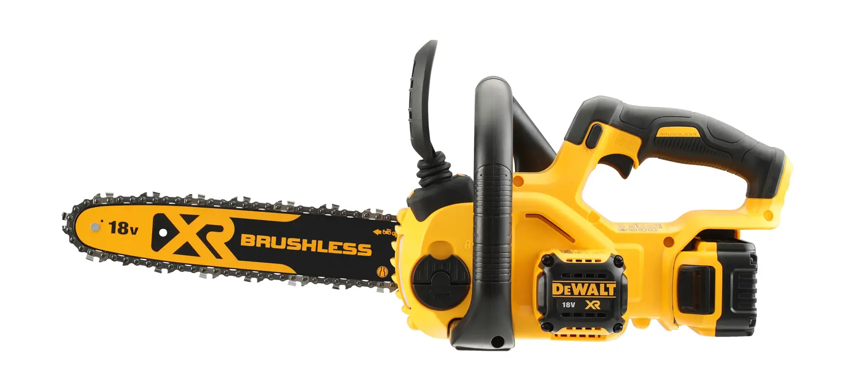 Drujbă DeWalt DCM565P1 – fără fir, acumulator 18 V 5 Ah, șină 30 cm - imagine 6