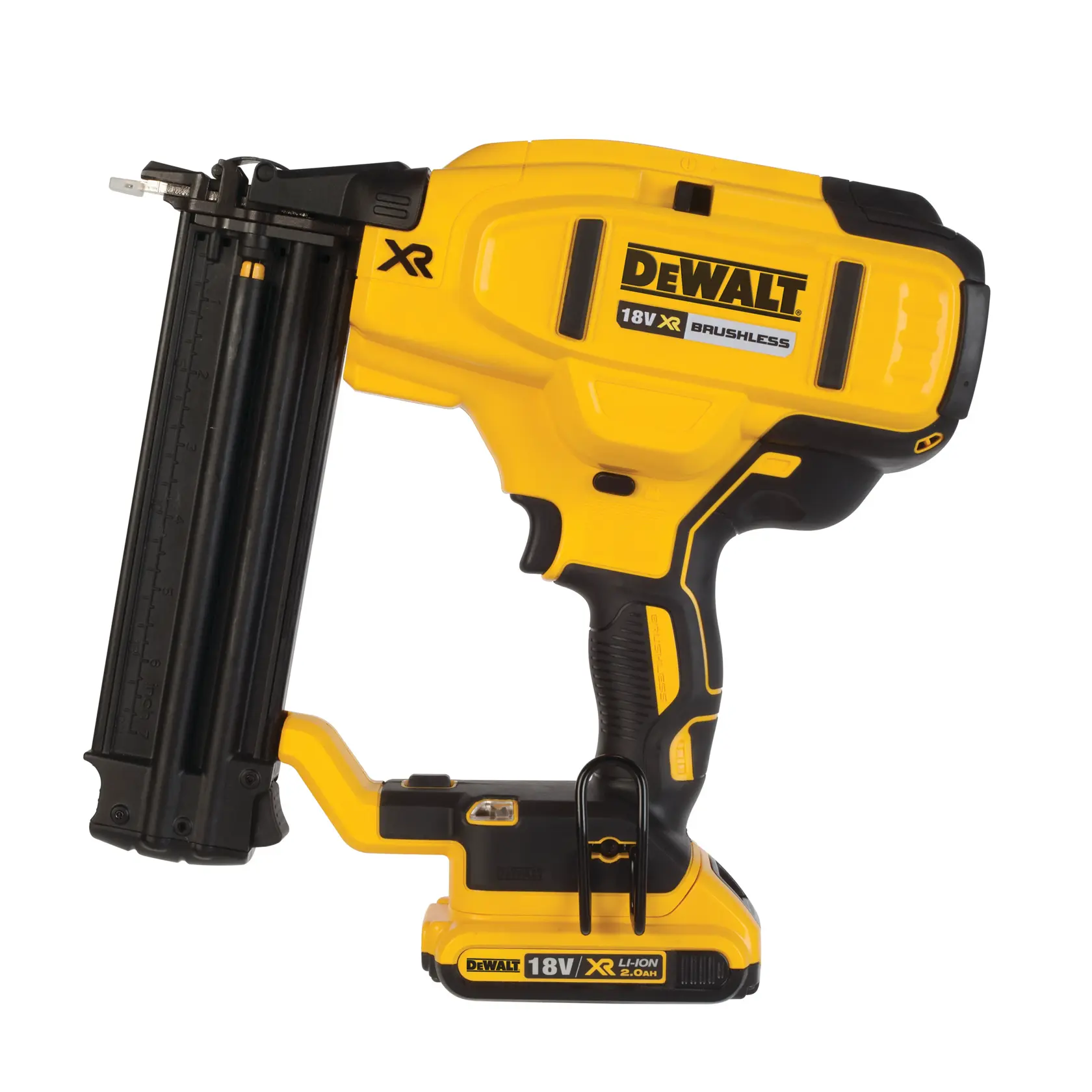 Pistol de bătut cuie DeWalt DCN680D2 – cuie 15-54 mm, 2 acumulatori 18 V, magazie 110 - imagine 8