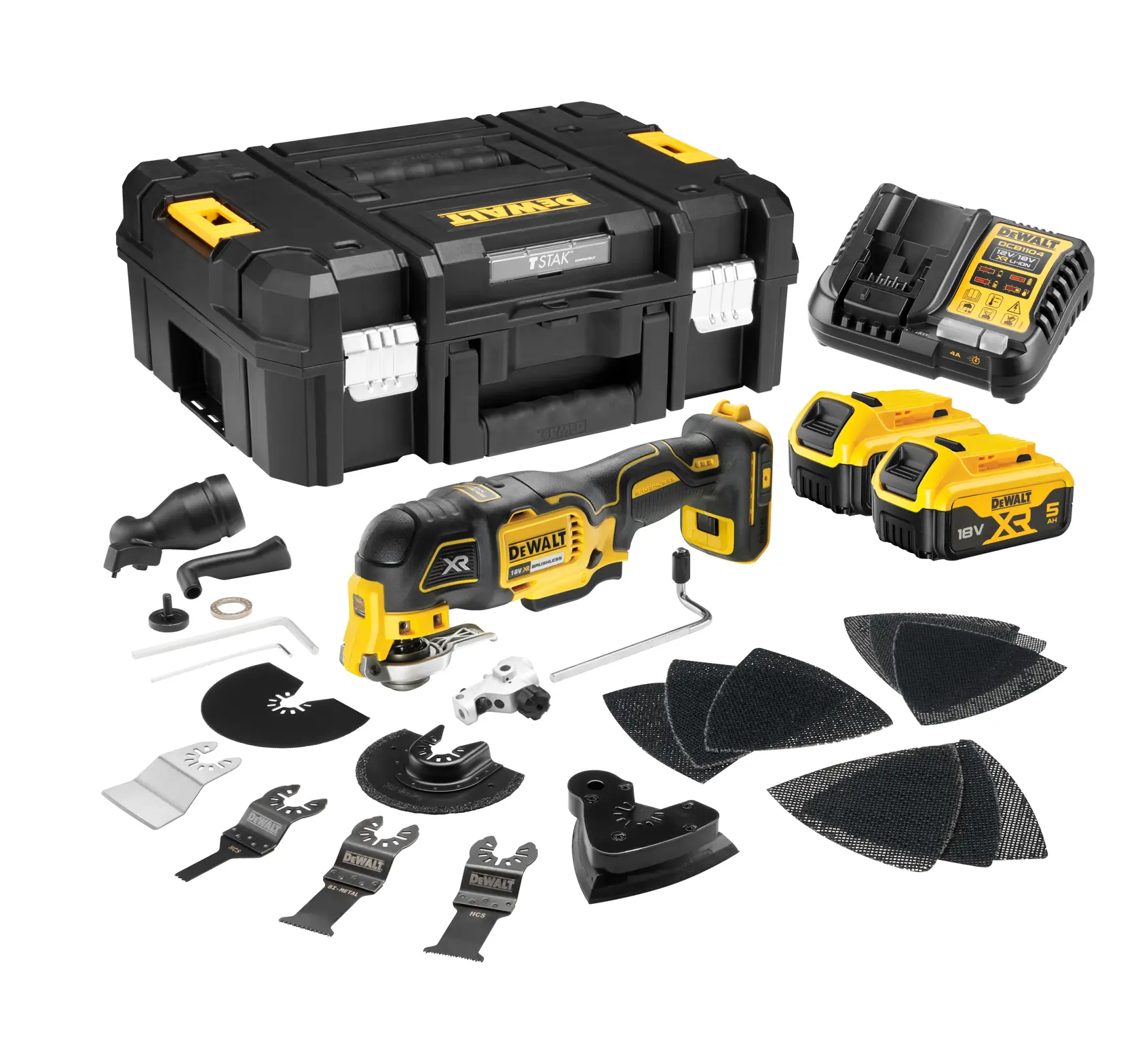 Mașină multifuncțională DeWalt DCS356P2 – 18 V, 2 acumulatori 5 Ah, TSTAK II - imagine 6