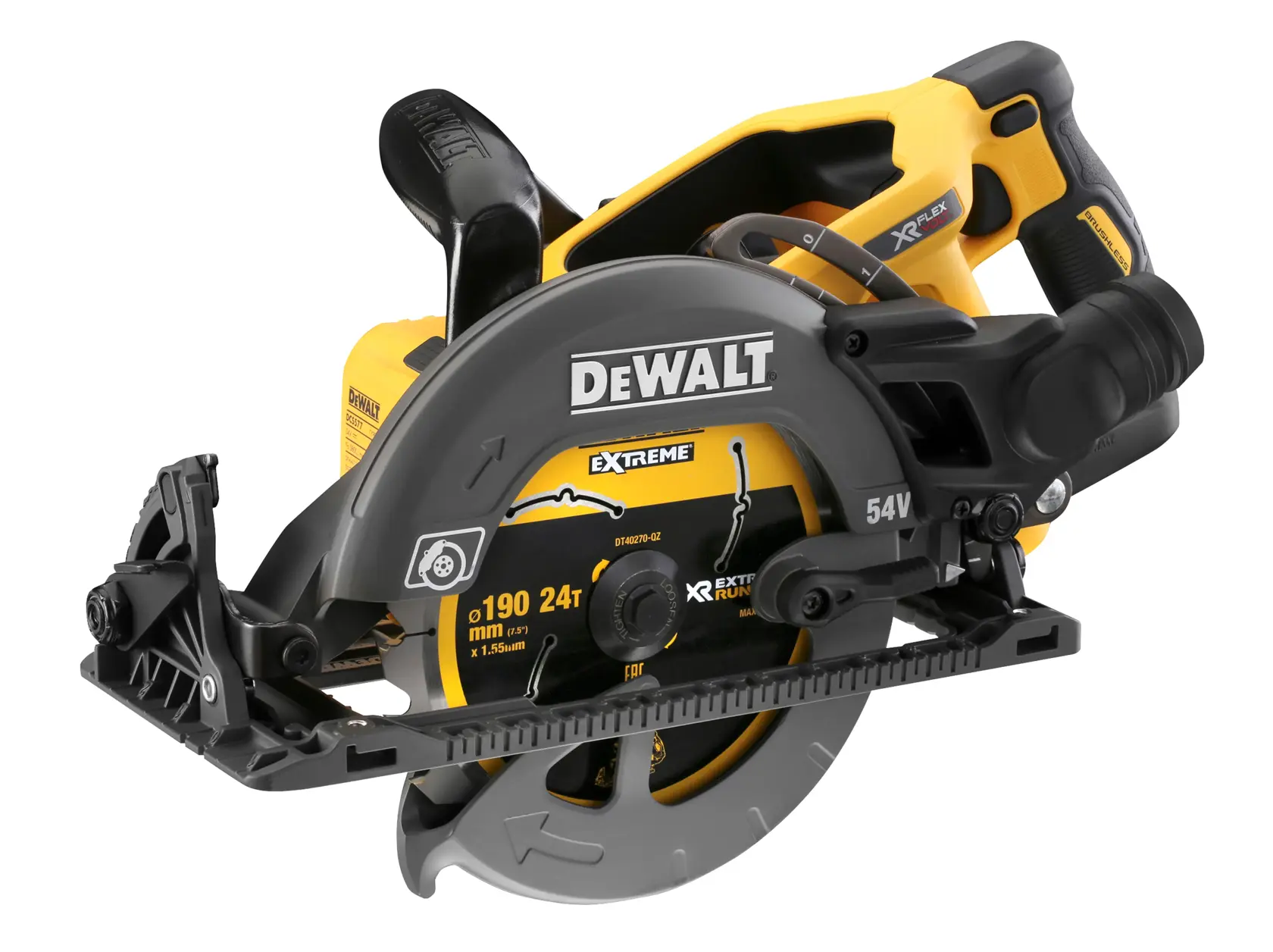Fierăstrău circular DeWalt DCS577N – 54 V XR FLEXVOLT, pânză 190 mm - imagine 7