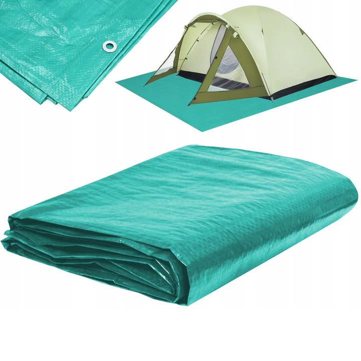 Prelată mare 18 × 10 m laminată – gramaj 70 g/m², verde - imagine 4