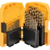 Set de 29 burghie pentru metal DeWalt DT4957 – oțel cu cobalt HSS-E, Ø 1–13 mm