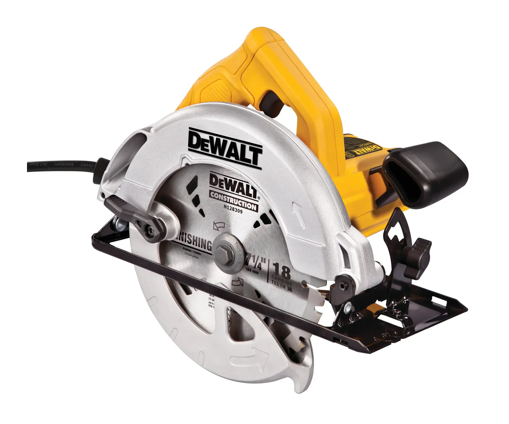Fierăstrău circular DeWalt DWE560 – 1350 W, disc 184 mm, adâncime tăiere 65 mm - imagine 6