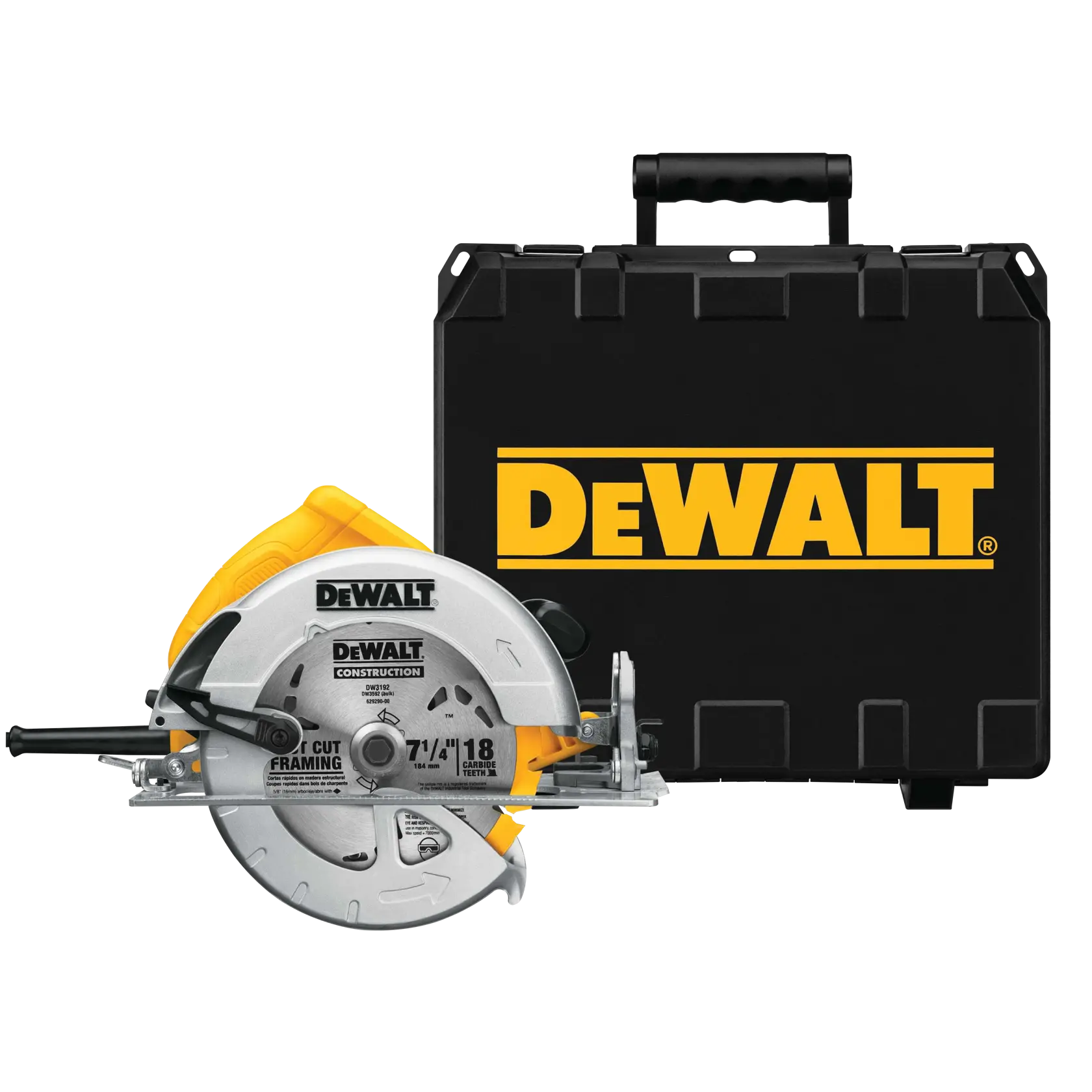 Fierăstrău circular manual DeWalt DWE575K – 1600 W, adâncime 67 mm - imagine 6