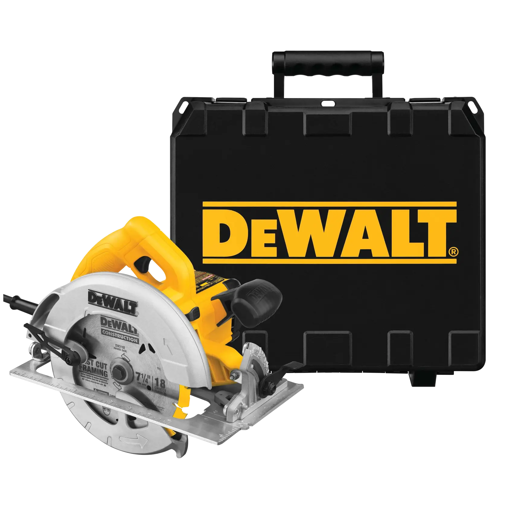 Fierăstrău circular manual DeWalt DWE575K – 1600 W, adâncime 67 mm - imagine 7