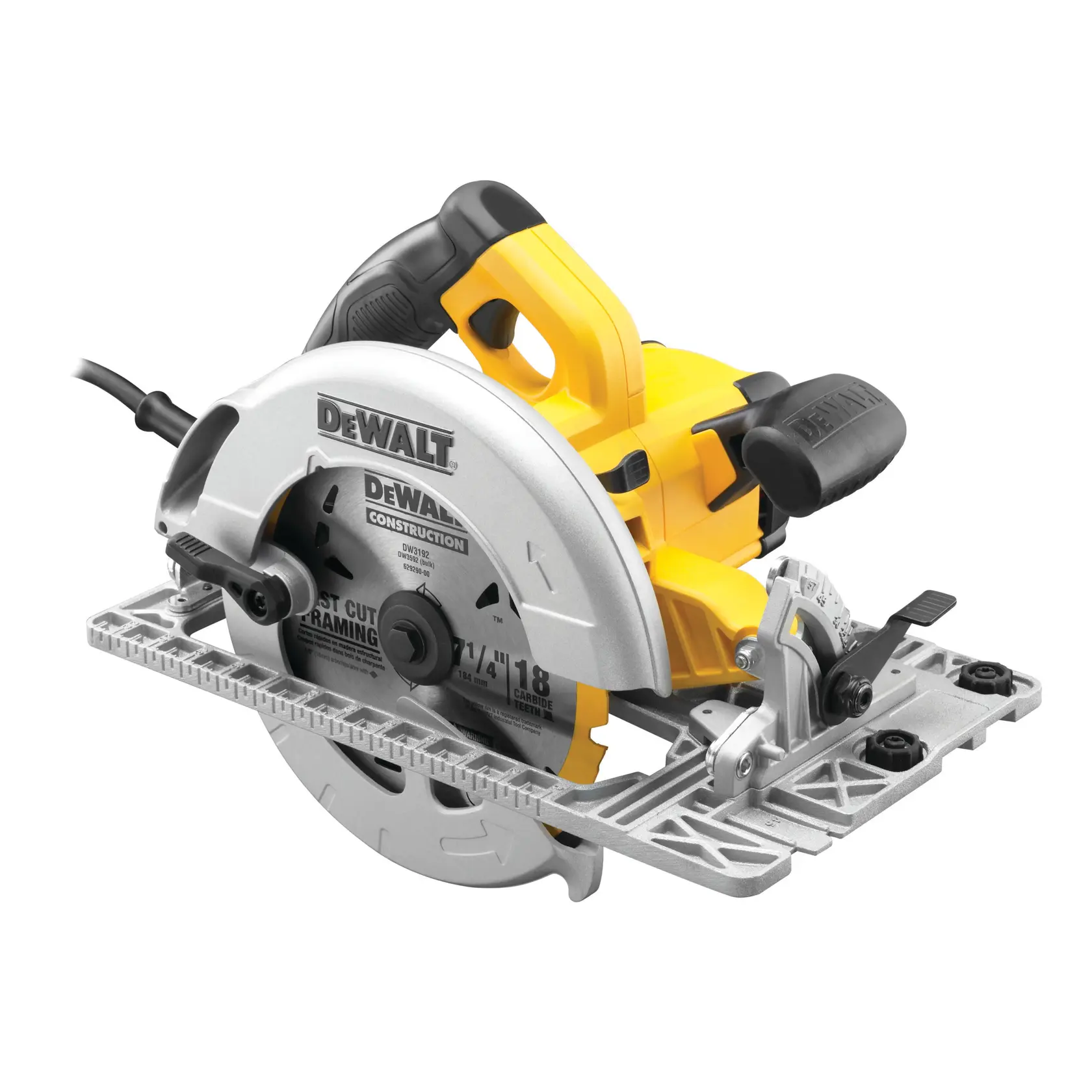 Fierăstrău circular DeWalt DWE576K – 1600 W, disc 190 mm, 61 mm - imagine 8