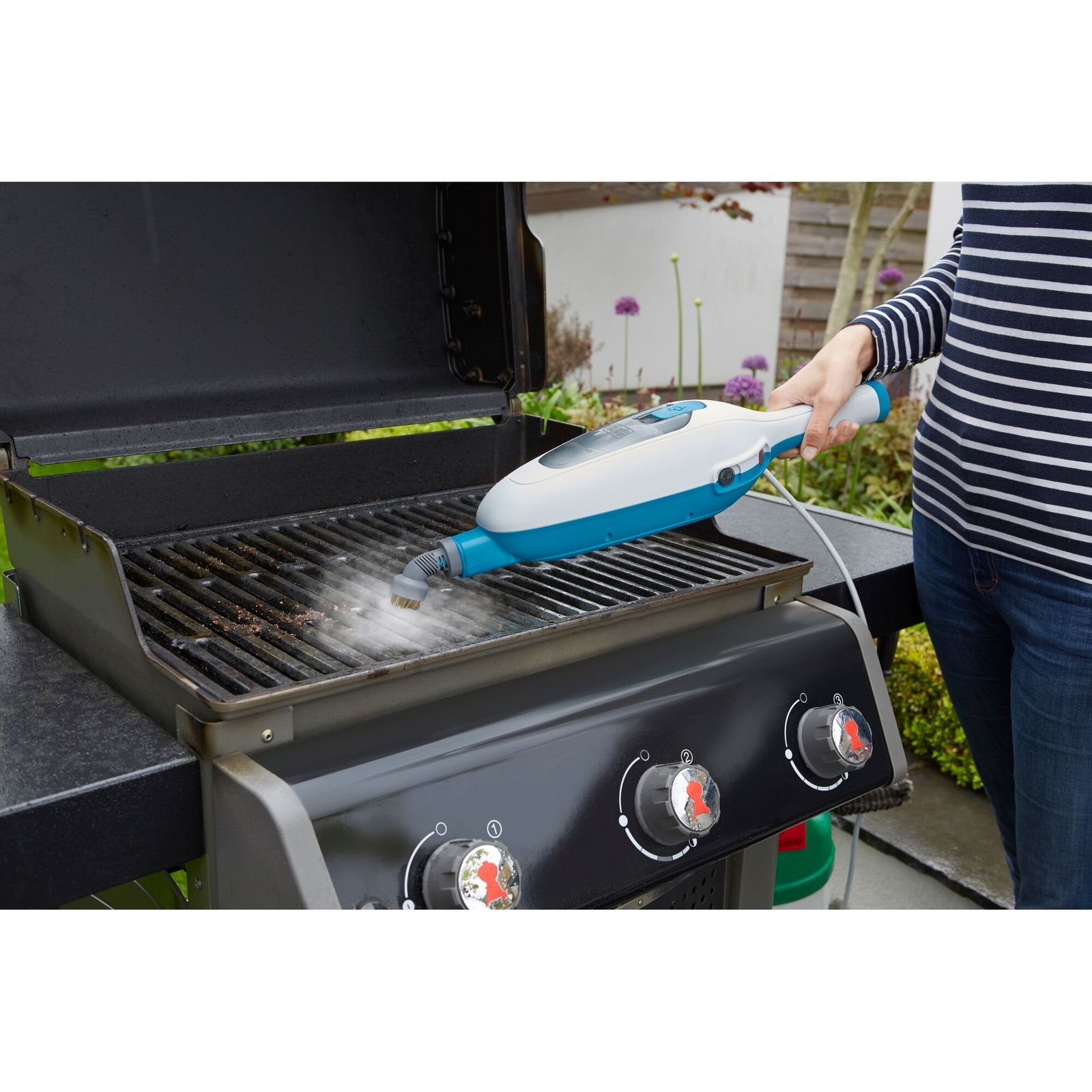 Mop cu aburi Black+Decker FSMH13E5 – 5 în 1, 1300 W, rezervor de 350 ml - imagine 3