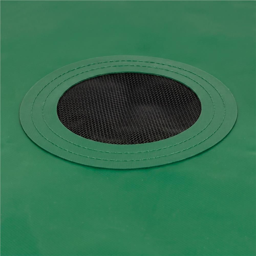 Rezervor pliabil pentru apă de ploaie 500 L – PVC 1000D, 2 robinete, preaplin, verde - imagine 6