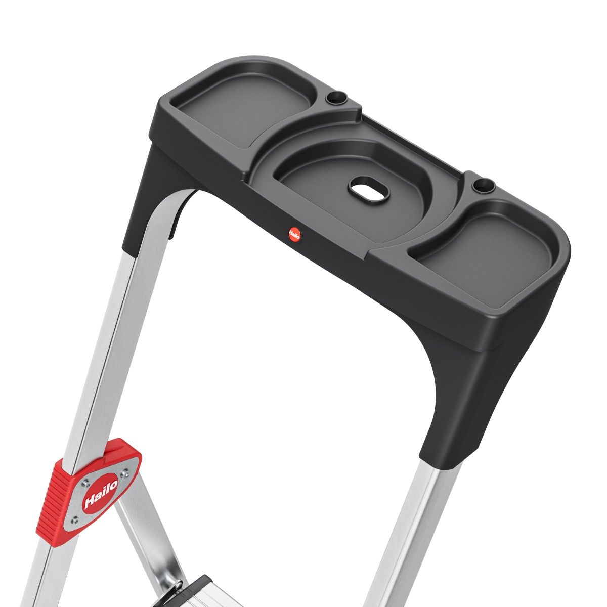 Scară telescopică Hailo Master TL100 – 3, 4 sau 5 trepte într-o singură scară, aluminiu, 150 kg - imagine 6