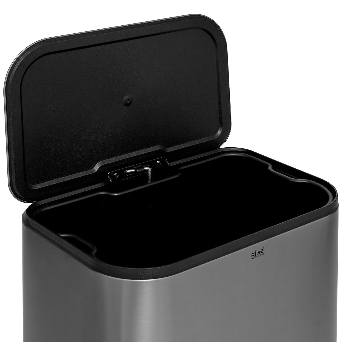 Coș de gunoi cu pedală 5five Pedal Bin – oțel inoxidabil mat, 50 L - imagine 6