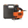 Ferăstrău pendular Black+Decker KS701PEK – 520 W, viteză variabilă, cu lamă și cutie