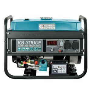 Generator pe benzină Könner & Söhnen KS 3000E – 3 kW, pornire electrică, rezervor 15 l