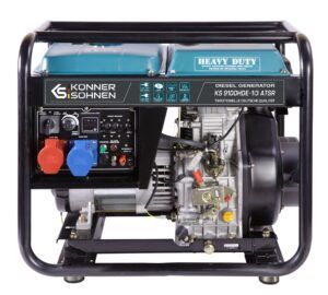 Generator diesel Könner & Söhnen KS 9100HDE-1/3 ATSR – 7,5 kW la 400 V, 6,5 kW la 230 V