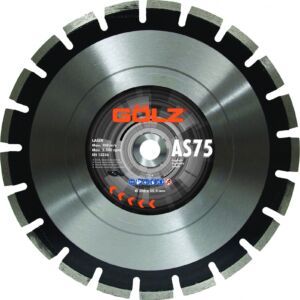Disc diamantat Golz AS75 451 pentru asfalt – Ø 450 mm, 28 de segmente de 10 mm