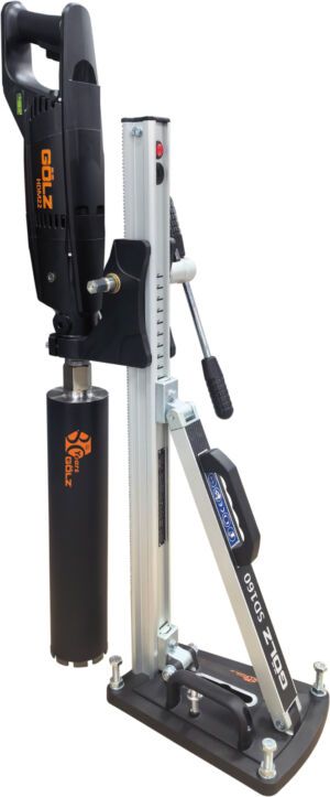Set de carotat Golz SD160 + HDM22 Black Edition – cu carotă de 102 mm inclusă