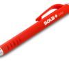 Creion mecanic de construcții Sola CPM – mină dreptunghiulară, mecanism de apăsare, 15,5 cm