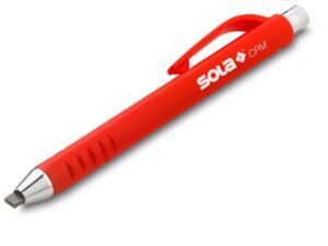 Creion mecanic de construcții Sola CPM – mină dreptunghiulară, mecanism de apăsare, 15,5 cm