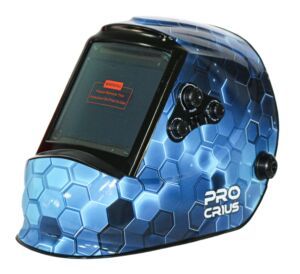 Mască de sudură automată Intensiv CRIUS – True Color, clasă optică 1/1/1/2, 4 senzori