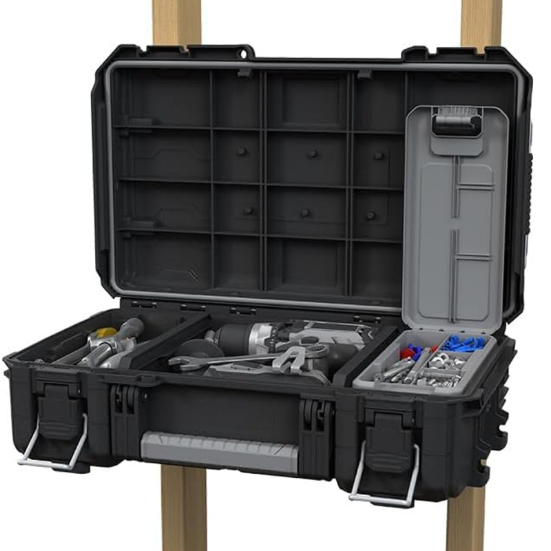 Cutie pentru scule electrice Keter ROC Pro Gear 2.0 Power Tool Case – IP65, cu organizator - imagine 4