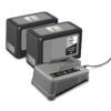 Set de început Kärcher Battery Power+ 36/75 – 2 acumulatori de 36 V / 7,5 Ah și încărcător rapid