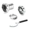 Kit accesorii Premium Kärcher pentru pompa WWP 45 – racorduri Storz B, coliere și cheie de cuplare
