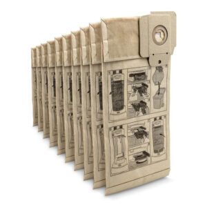 Saci filtranți din hârtie Kärcher CV 30/1 – set 10 buc., clasa de praf M, pentru aspiratoare CV