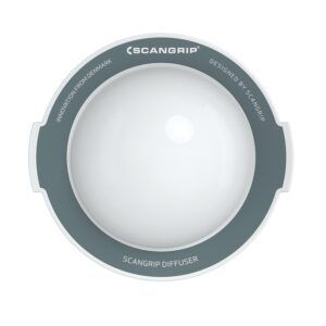 Difuzor de lumină Scangrip Diffuser Large – varianta mare, 129 × 129 mm
