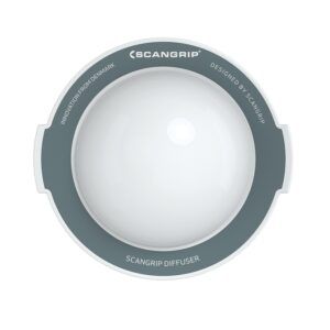 Difuzor de lumină Scangrip Diffuser – prindere magnetică, 106 × 106 mm
