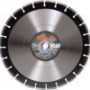 Disc diamantat pentru asfalt Golz AS60 – 350 mm, segmente sudate cu laser de 10 mm
