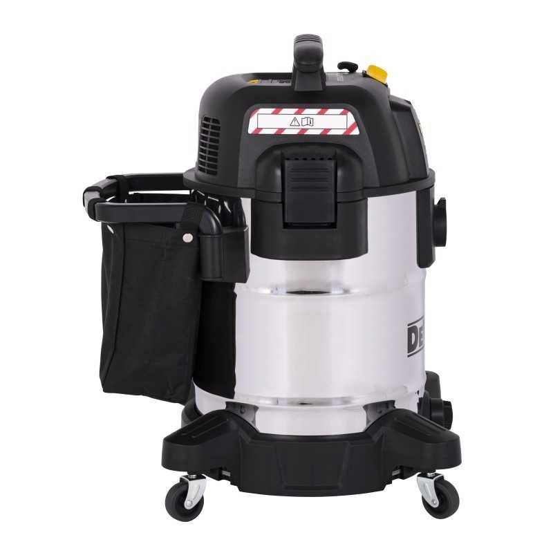 Aspirator umed-uscat DeWalt DXV38S-QT Stealthsonic – 38 l, inox, 800 W, sub 65 dB(A) - imagine 4
