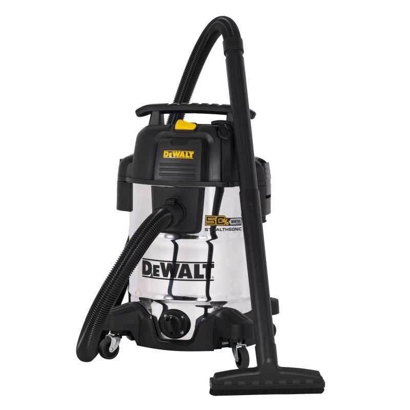 Aspirator umed-uscat DeWalt DXV38S-QT Stealthsonic – 38 l, inox, 800 W, sub 65 dB(A) - imagine 5