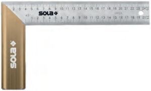 Echer de tâmplărie Sola SRB 400 – lamă din oțel inoxidabil, 400 x 170 mm