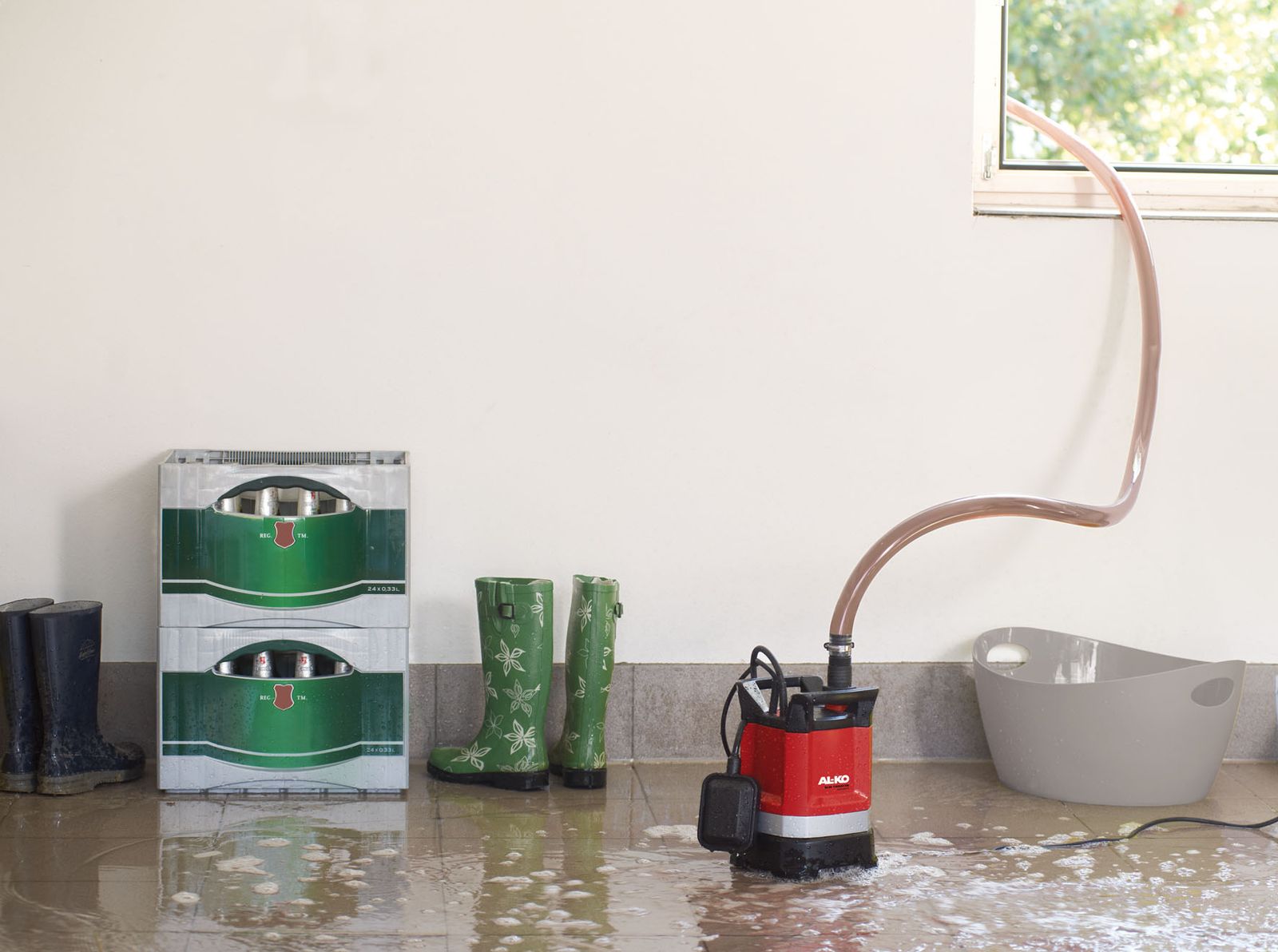 Pompă submersibilă AL-KO SUB 10000 DS Comfort – 450 W, 8.000 l/h, pentru apă curată - imagine 3