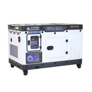 Generator diesel insonorizat Könner & Söhnen KS 16-1E – 15 kVA, 230 V, panou SMARTGEN, intrare ATS