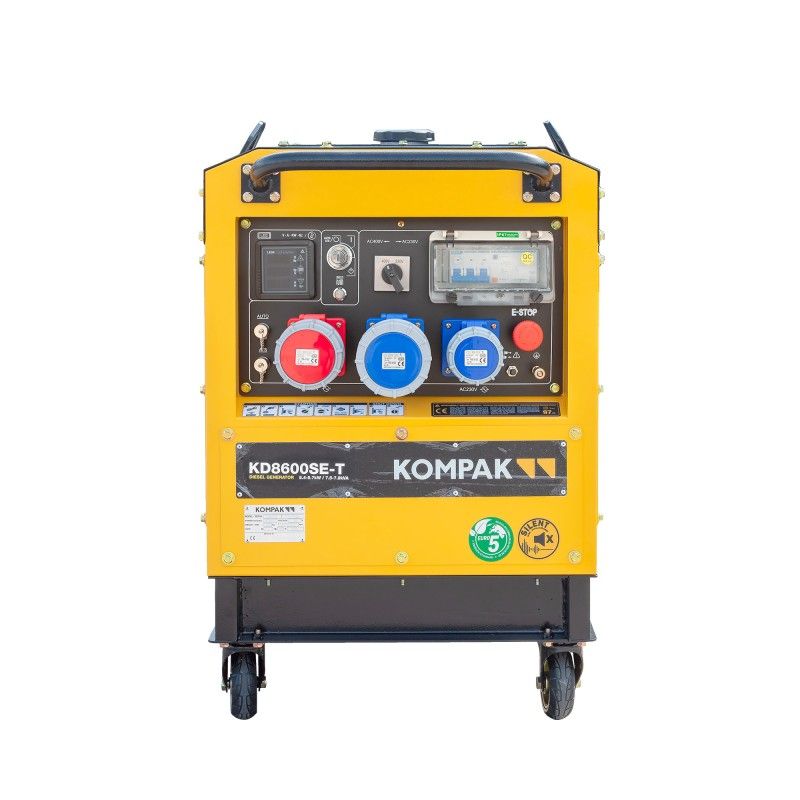 Generator diesel insonorizat Kompak KD8600SE-T – Full Power, 230/400 V, 7,9 kVA maxim - imagine 3