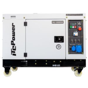 Generator diesel monofazat ITCPower DG10000SE – 8,5 kW, insonorizat, AVR