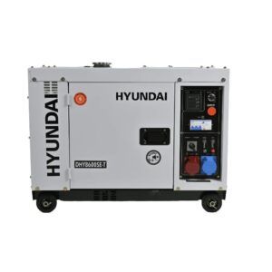 Generator diesel trifazat Hyundai DHY8600SE-T – 7,5 kVA, 400 V, insonorizat