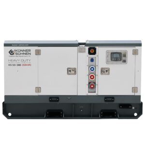 Generator diesel trifazat Könner & Söhnen KS 50-3BE – 50 kVA, motor Baudouin, carcasă insonorizată