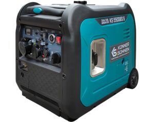 Generator invertor GPL/benzină Könner & Söhnen KS 5500iEG S – 5,5 kW, insonorizat, conectare în para