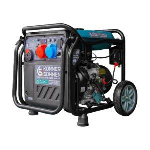 Generator invertor GPL/benzină Könner & Söhnen KS 8100iEG 1/3 – 8,5 kW, 230/400 V, sistem VTS