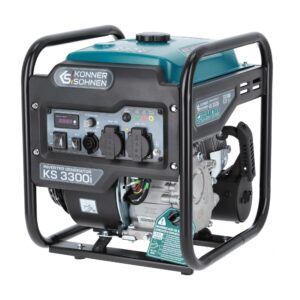 Generator invertor Könner & Söhnen KS 3300i – 3,3 kW, cadru deschis, 2 prize Schuko
