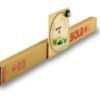 Inclinometru Sola APN 60 – nivelă de înclinare cu scală circulară, lungime 60 cm, profil auriu
