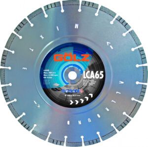 Disc diamantat Golz LCA65 Ø 500 mm – segmente sudate cu laser, pentru beton și asfalt